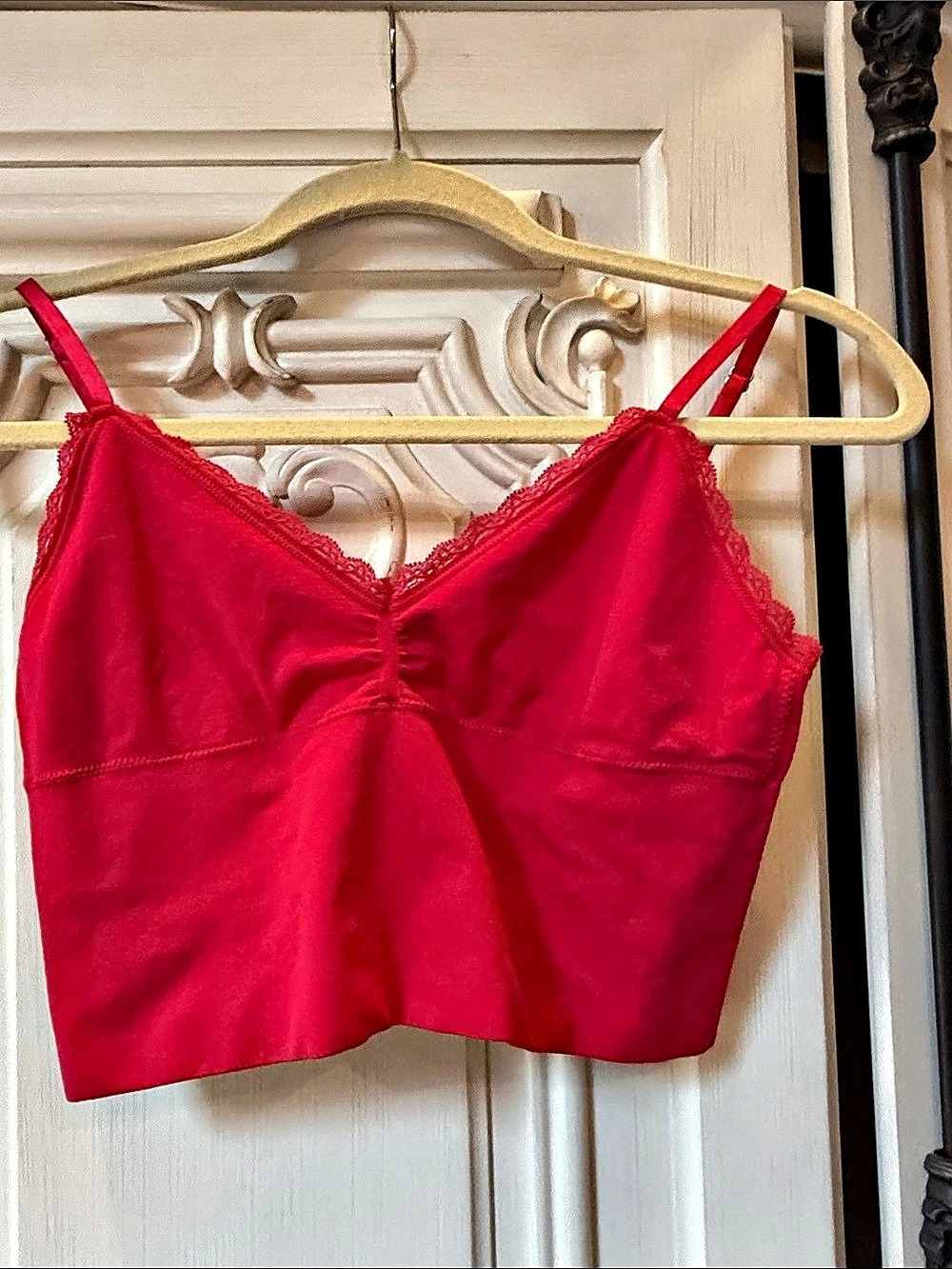 Intimately Free People Lace Trim Cami in Pink Size Medium Like New